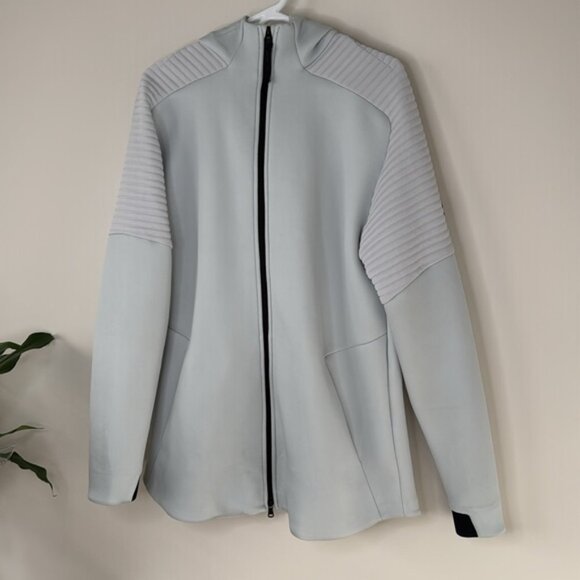 Under Armour Men Light Blue Move Airgap Zipper Hoodie Jacket Size XL - Picture 2 of 16